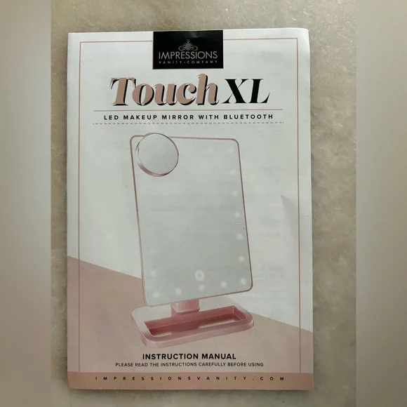 Touch XL Dimmable LED Vanity Mirror w/Bluetooth Speakers-Silver-4 Available💋🪩 - Picture 8 of 10